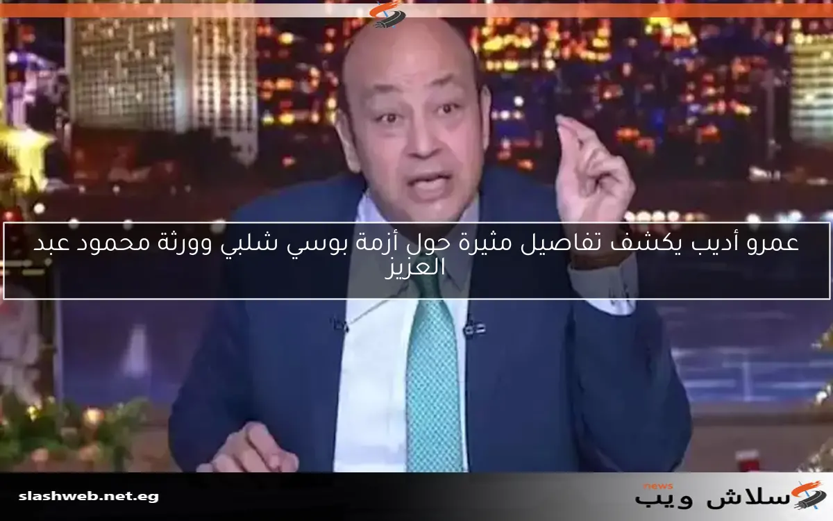 عمرو أديب يكشف تفاصيل مثيرة حول أزمة بوسي شلبي وورثة محمود عبد العزيز