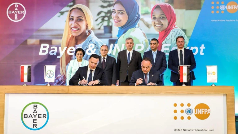 شراكة بين صندوق الأمم المتحدة للسكان وشركة باير لتعزيز خدمات تنظيم الأسرة في مصر