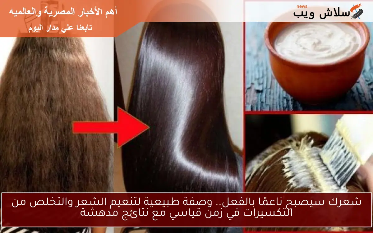 شعرك سيصبح ناعمًا بالفعل.. وصفة طبيعية لتنعيم الشعر والتخلص من التكسيرات في زمن قياسي مع نتائج مدهشة