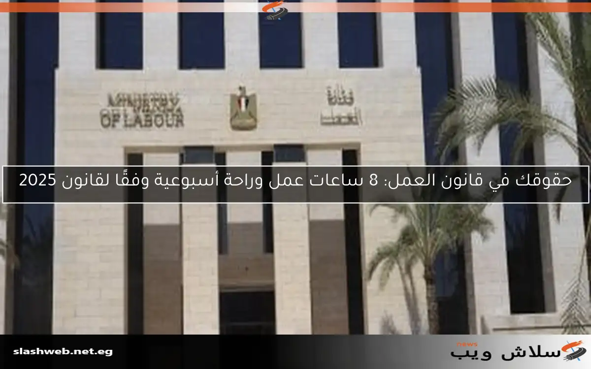 حقوقك في قانون العمل: 8 ساعات عمل وراحة أسبوعية وفقًا لقانون 2025