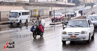 أمطار متفرقة في القاهرة والجيزة مع زيادة في تكاثر السحب المنخفضة والمتوسطة
