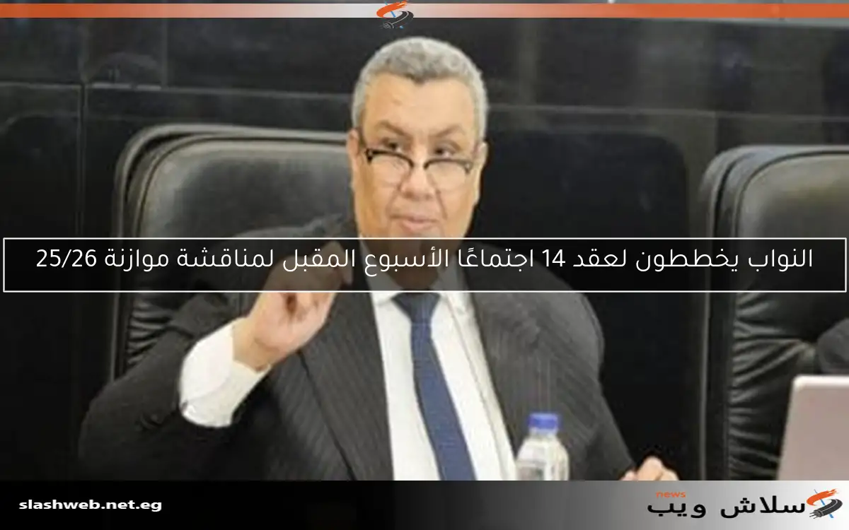 النواب يخططون لعقد 14 اجتماعًا الأسبوع المقبل لمناقشة موازنة 25/26