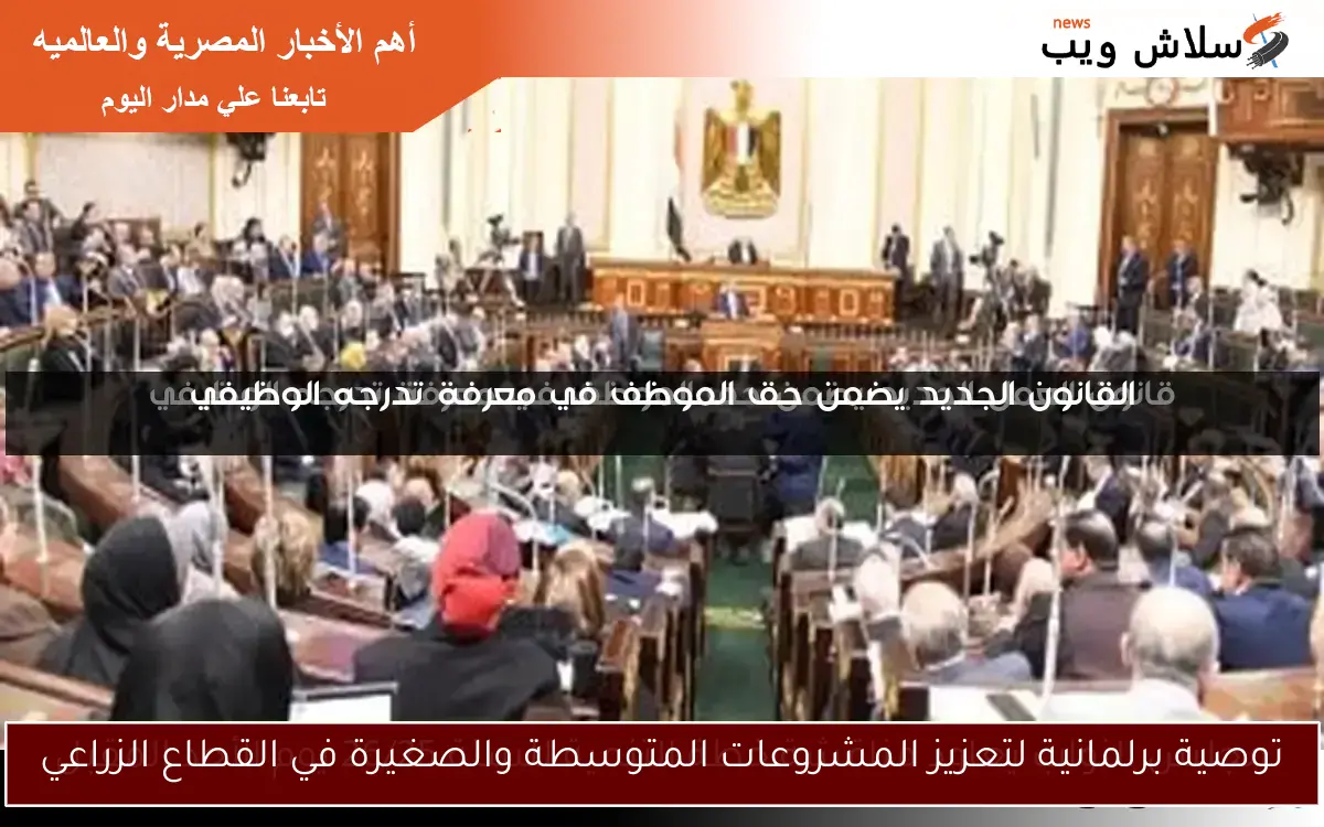 توصية برلمانية لتعزيز المشروعات المتوسطة والصغيرة في القطاع الزراعي