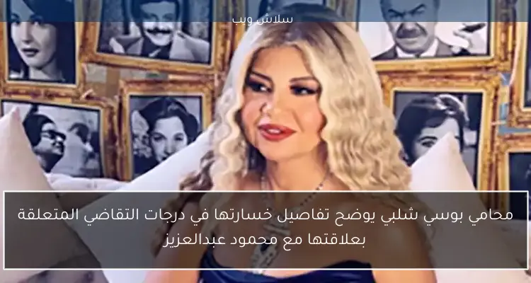 محامي بوسي شلبي يوضح تفاصيل خسارتها في درجات التقاضي المتعلقة بعلاقتها مع محمود عبدالعزيز