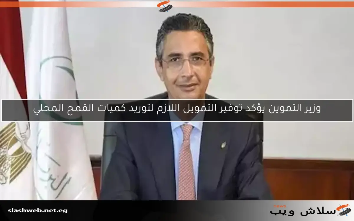 وزير التموين يؤكد توفير التمويل اللازم لتوريد كميات القمح المحلي