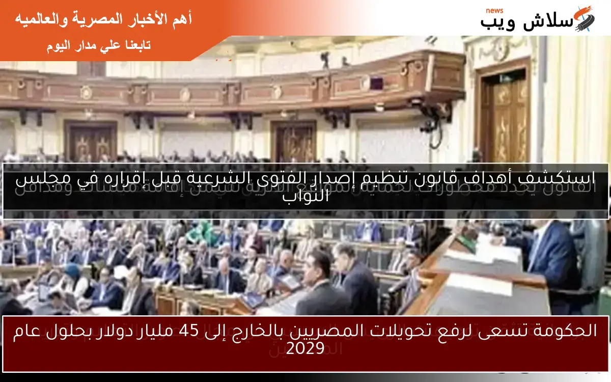 الحكومة تسعى لرفع تحويلات المصريين بالخارج إلى 45 مليار دولار بحلول عام 2029