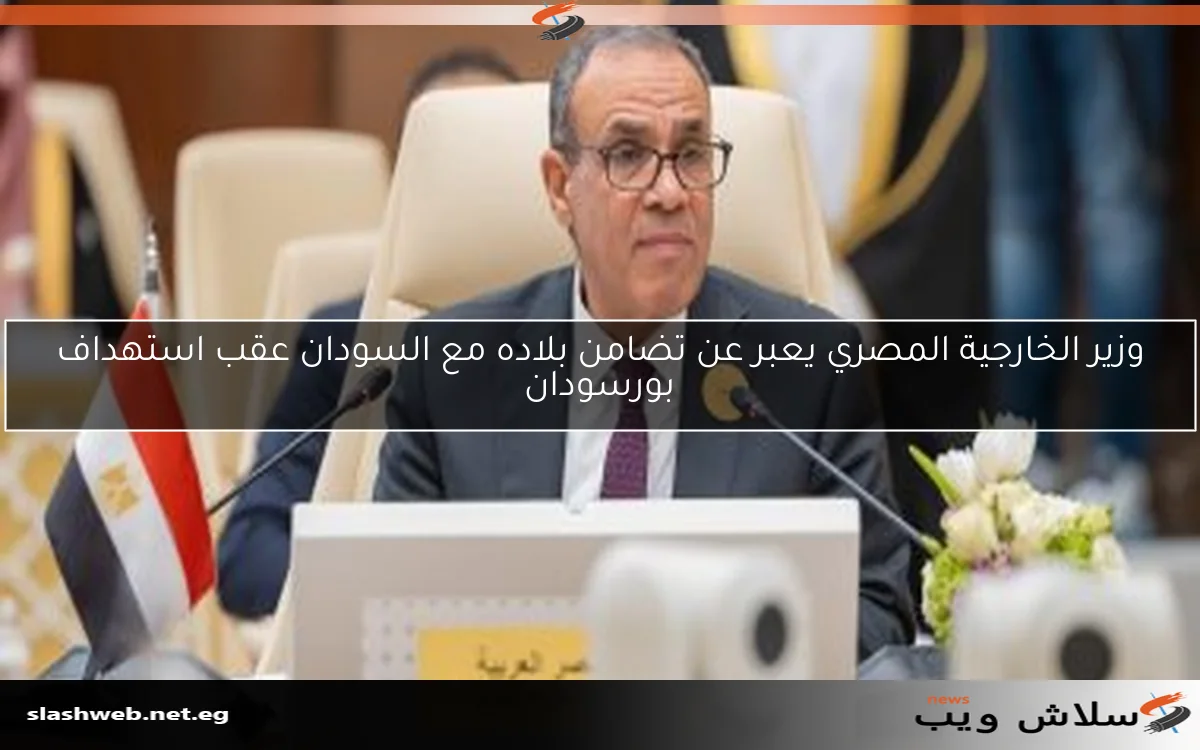 وزير الخارجية المصري يعبر عن تضامن بلاده مع السودان عقب استهداف بورسودان