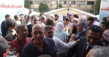 توافد متزايد للمشاركة في انتخابات نقابة الصحفيين مع صور توثق اللحظات