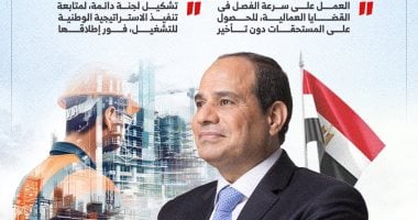 الرئيس السيسى يدعم حقوق العمال بإصدار قانون العمل الجديد في عيدهم