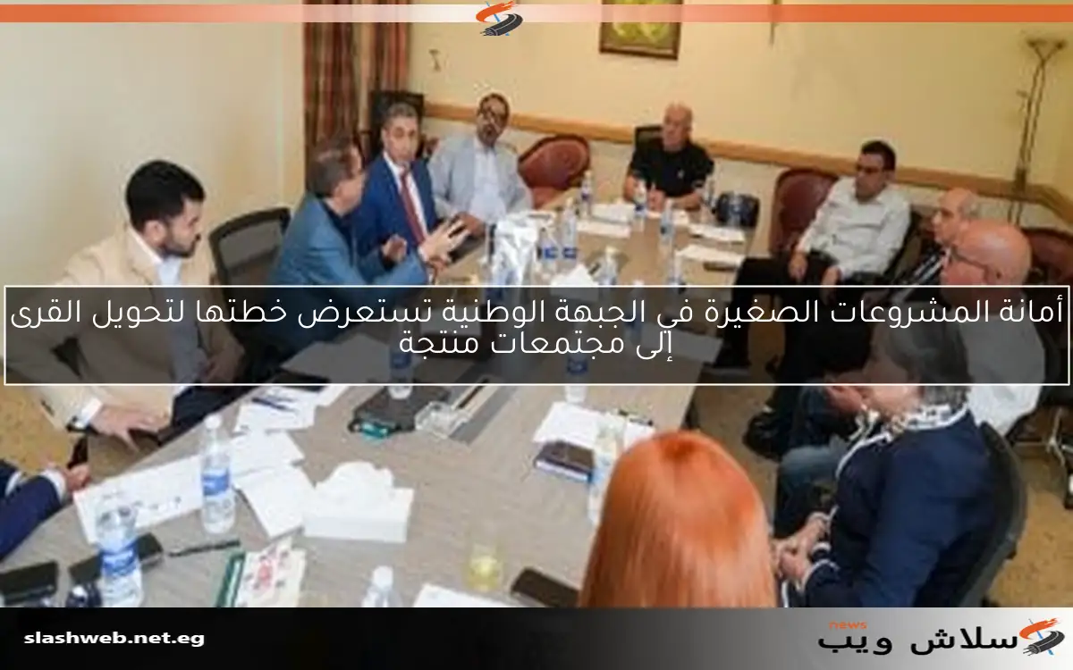 أمانة المشروعات الصغيرة في الجبهة الوطنية تستعرض خطتها لتحويل القرى إلى مجتمعات منتجة
