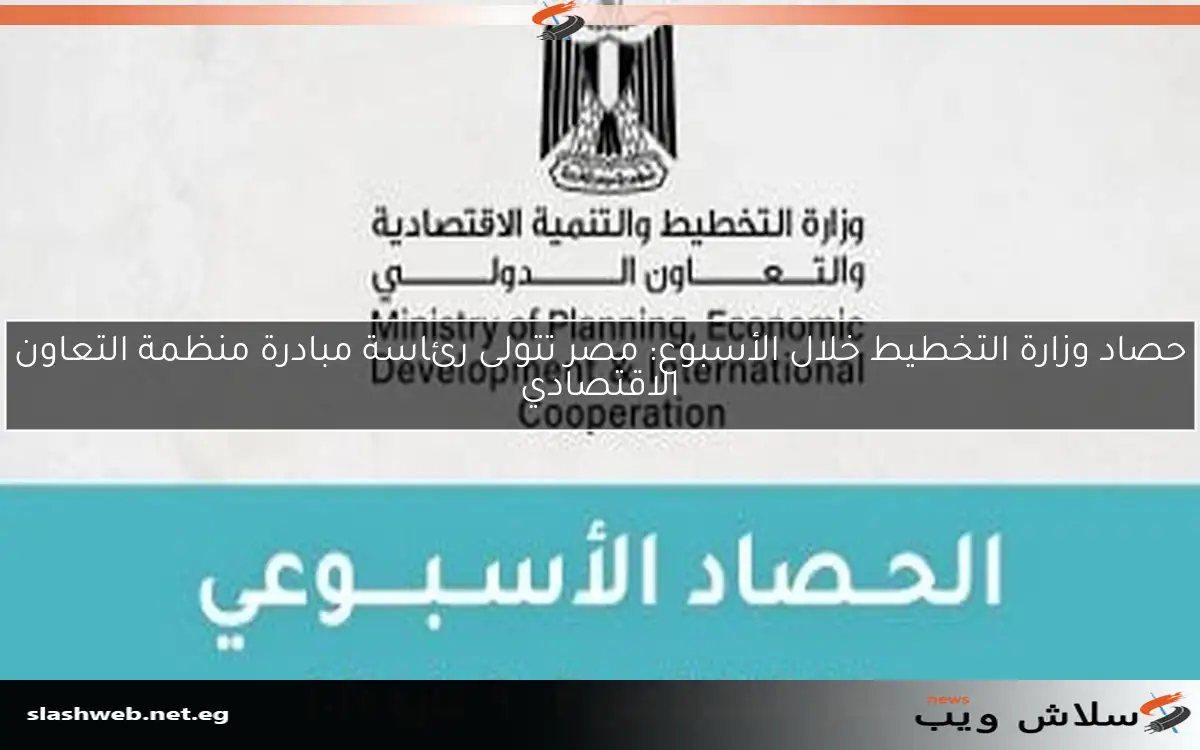 حصاد وزارة التخطيط خلال الأسبوع: مصر تتولى رئاسة مبادرة منظمة التعاون الاقتصادي