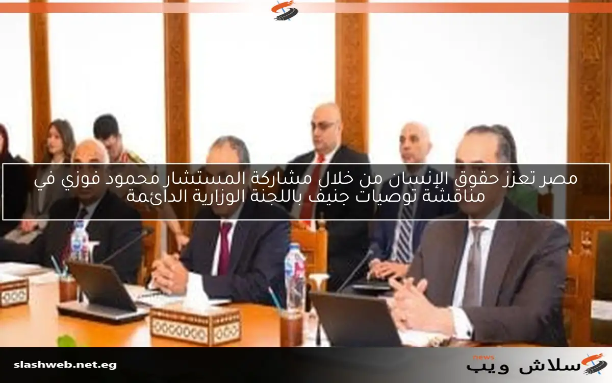 مصر تعزز حقوق الإنسان من خلال مشاركة المستشار محمود فوزي في مناقشة توصيات جنيف باللجنة الوزارية الدائمة