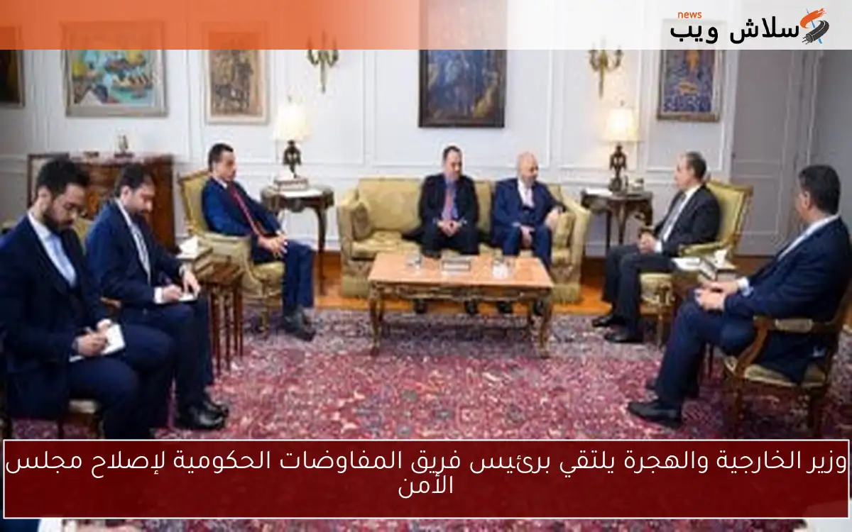 وزير الخارجية والهجرة يلتقي برئيس فريق المفاوضات الحكومية لإصلاح مجلس الأمن