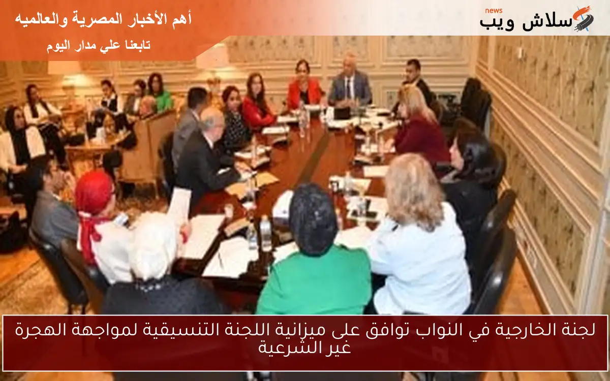لجنة الخارجية في النواب توافق على ميزانية اللجنة التنسيقية لمواجهة الهجرة غير الشرعية
