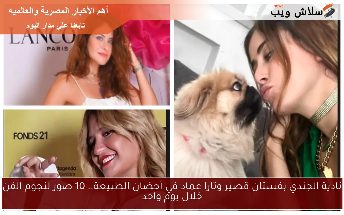 نادية الجندي بفستان قصير وتارا عماد في أحضان الطبيعة.. 10 صور لنجوم الفن خلال يوم واحد