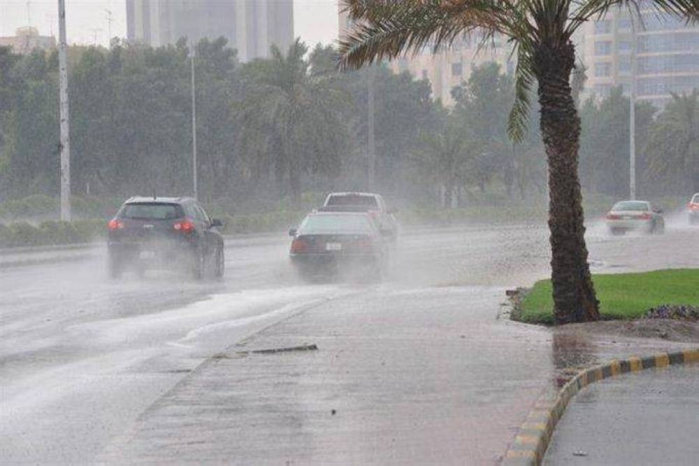 أمطار غزيرة تسجل في 7 مناطق بالمملكة، والباحة تتصدر بـ90.6 ملم