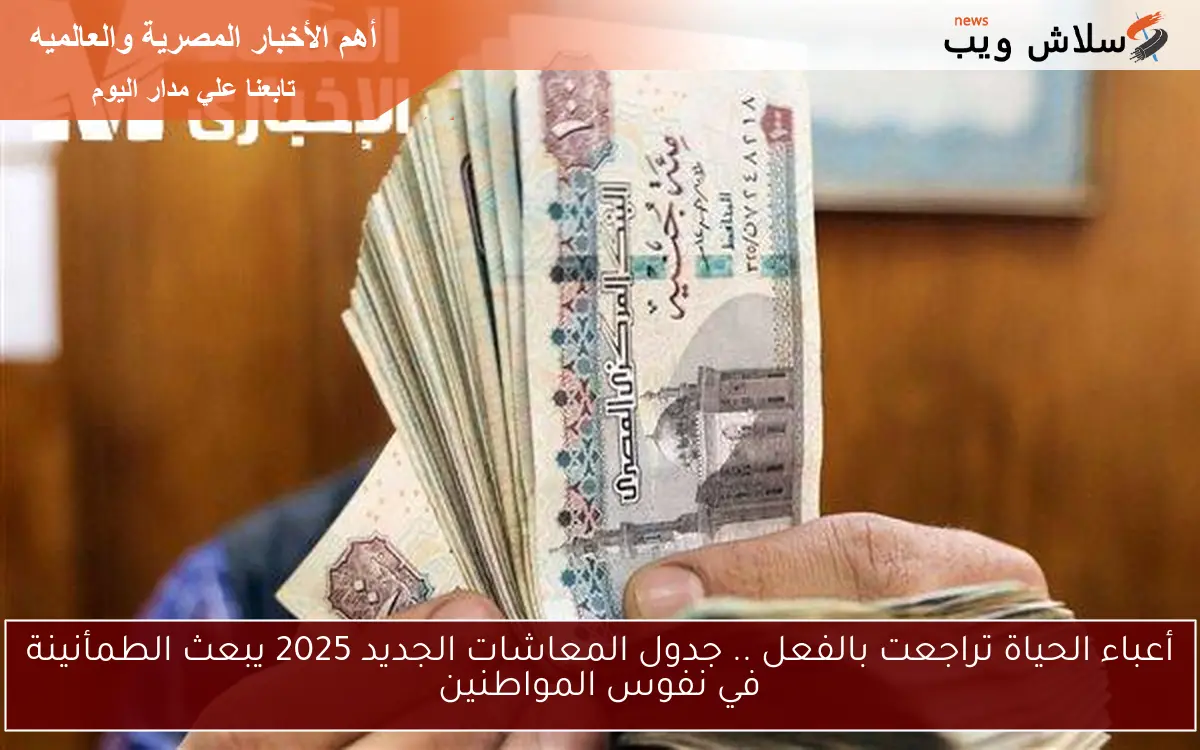 أعباء الحياة تراجعت بالفعل .. جدول المعاشات الجديد 2025 يبعث الطمأنينة في نفوس المواطنين
