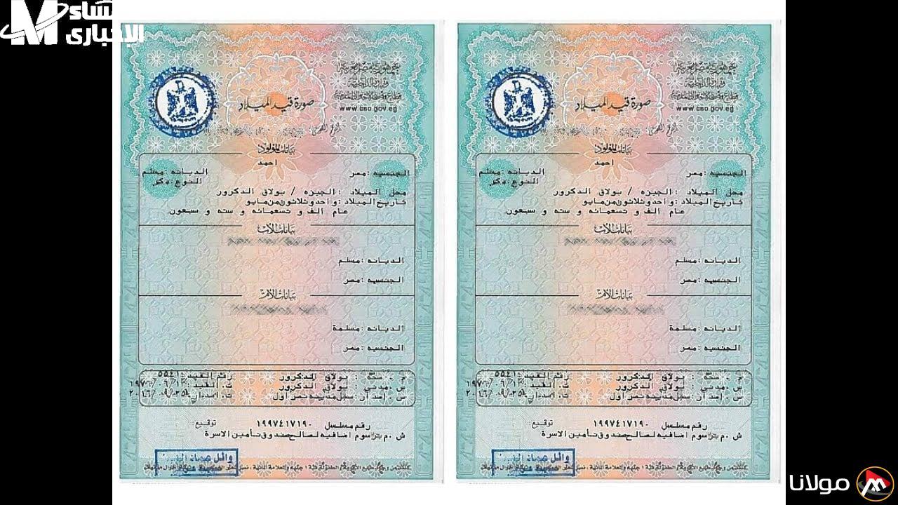 الشهادة الرقمية للميلاد للأسر الحاضنة أصبحت إلكترونية إنجاز تقني حديث