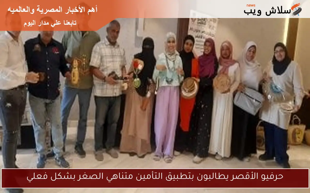 حرفيو الأقصر يطالبون بتطبيق التأمين متناهي الصغر بشكل فعلي