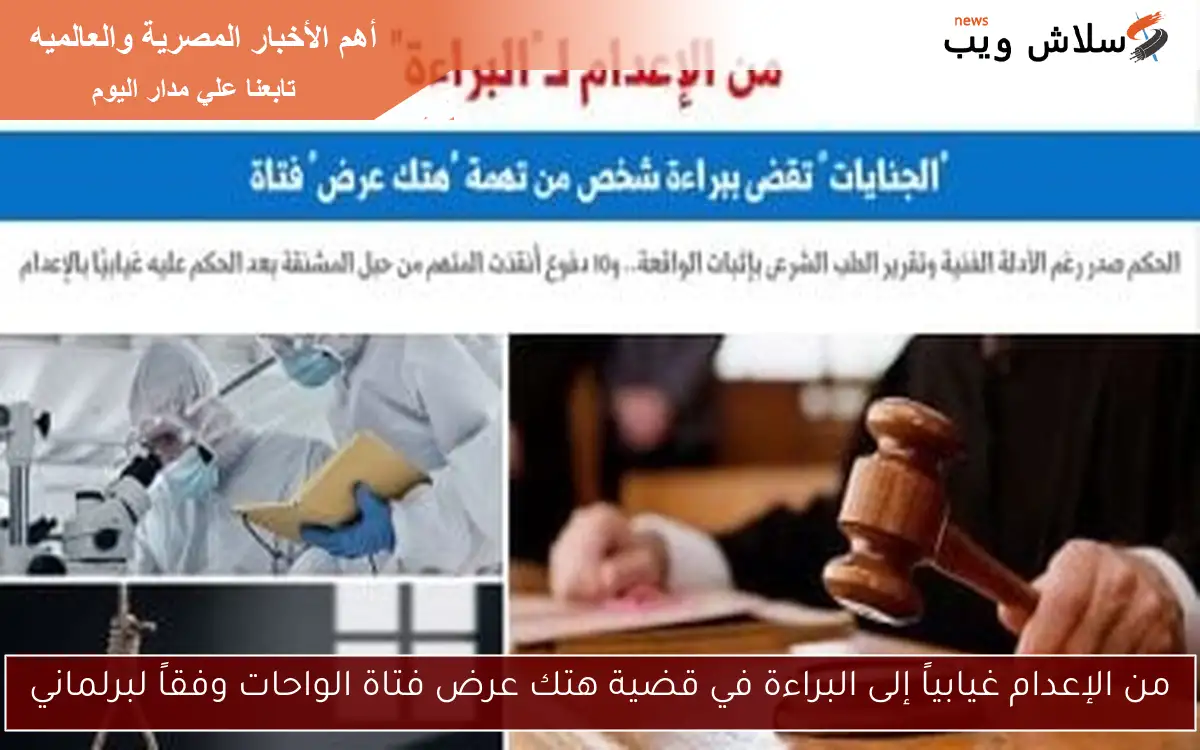 من الإعدام غيابياً إلى البراءة في قضية هتك عرض فتاة الواحات وفقاً لبرلماني