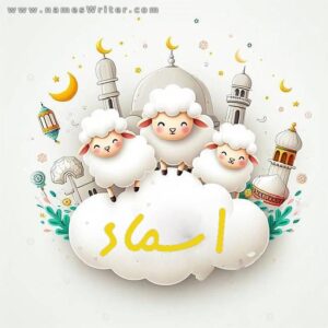 صور عيد الاضحي بالاسم
