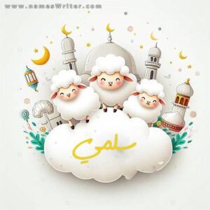 صور عيد الاضحي بالاسم