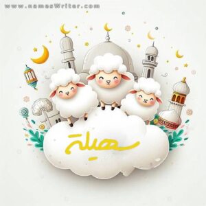 صور عيد الاضحي بالاسم