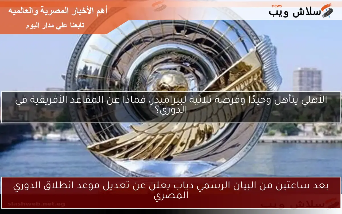 بعد ساعتين من البيان الرسمي دياب يعلن عن تعديل موعد انطلاق الدوري المصري