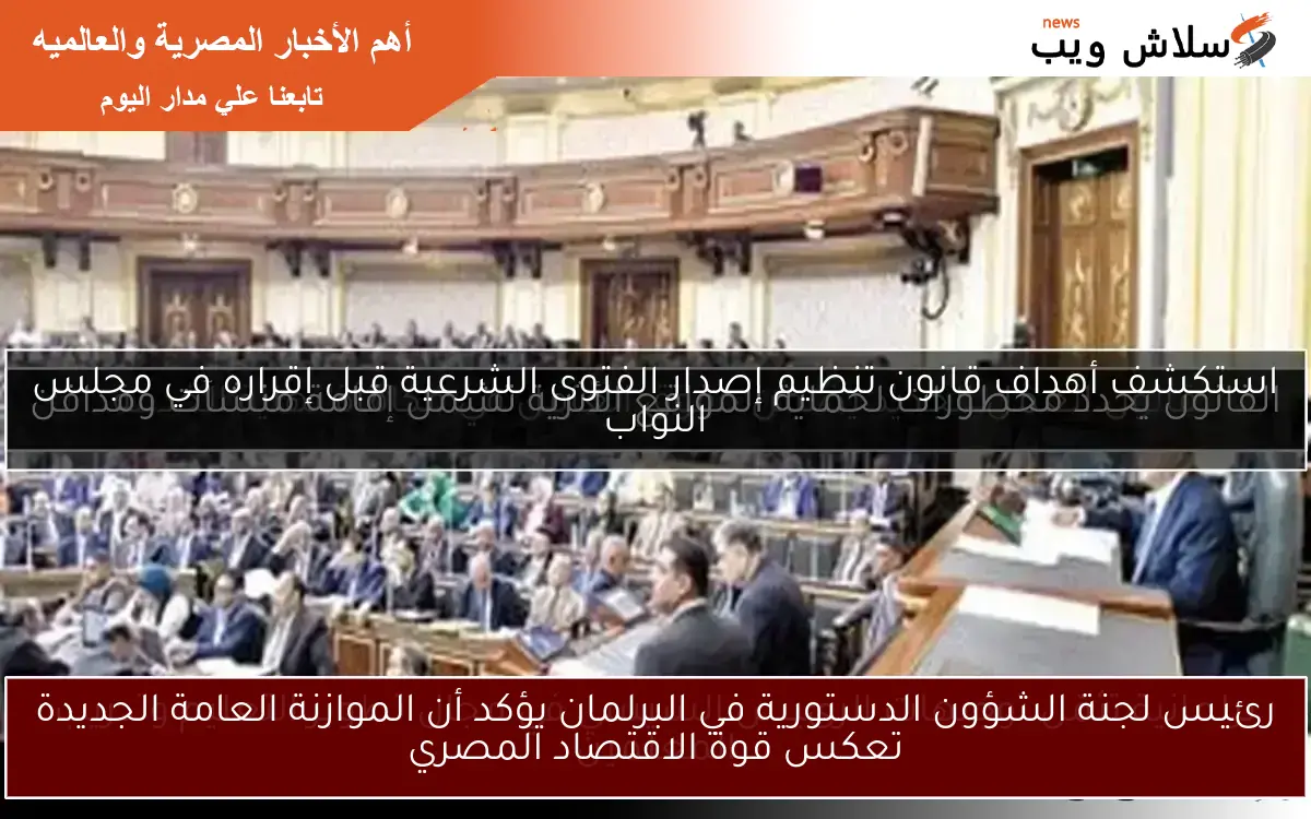 رئيس لجنة الشؤون الدستورية في البرلمان يؤكد أن الموازنة العامة الجديدة تعكس قوة الاقتصاد المصري