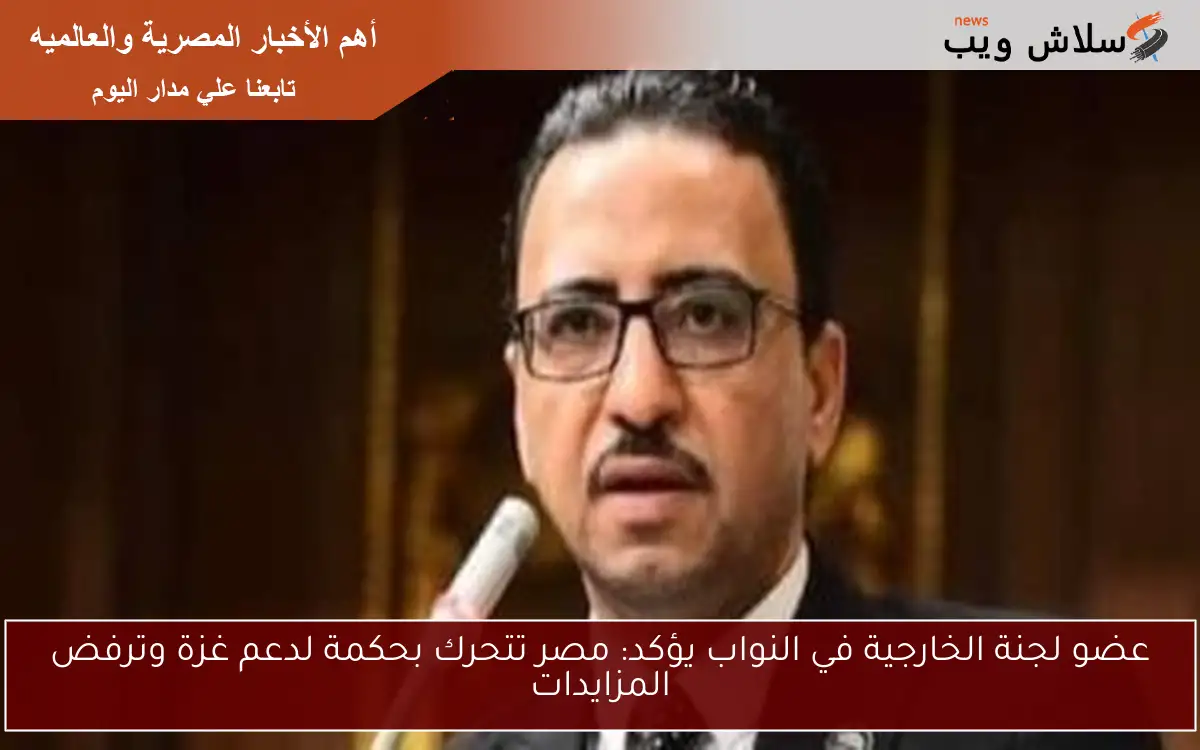 عضو لجنة الخارجية في النواب يؤكد: مصر تتحرك بحكمة لدعم غزة وترفض المزايدات