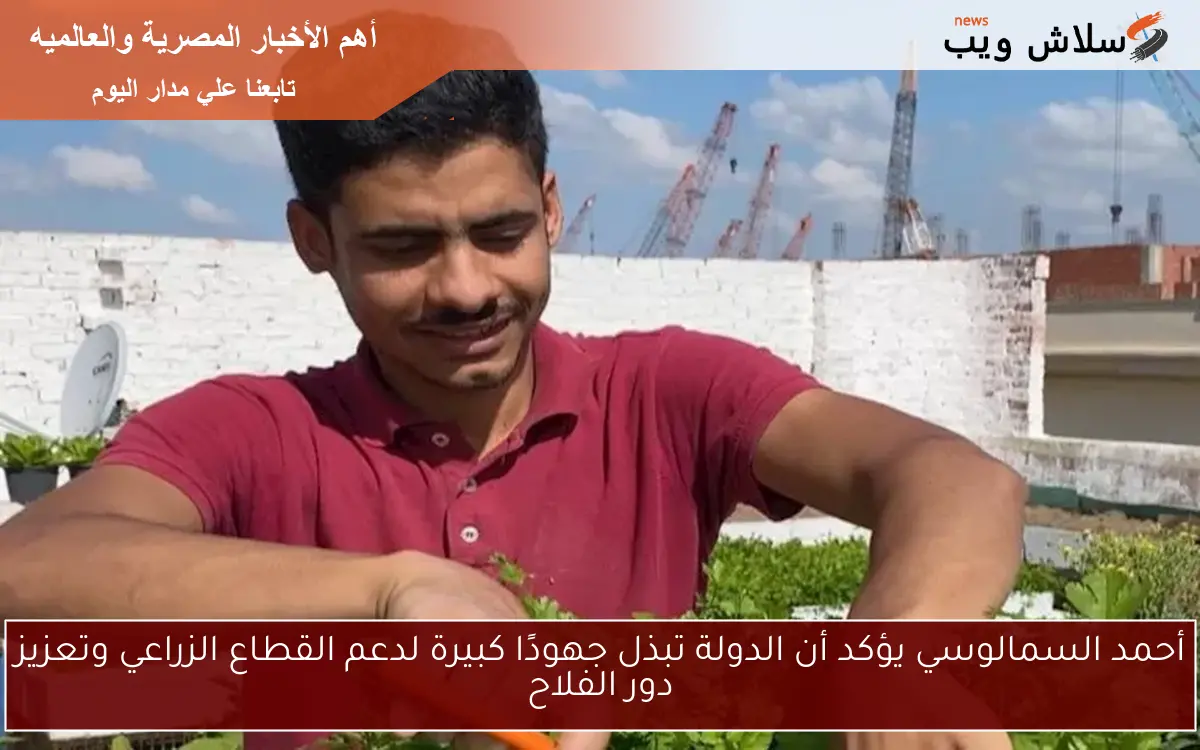 أحمد السمالوسي يؤكد أن الدولة تبذل جهودًا كبيرة لدعم القطاع الزراعي وتعزيز دور الفلاح