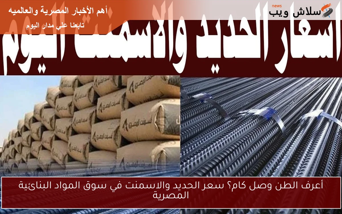 أعرف الطن وصل كام؟ سعر الحديد والاسمنت في سوق المواد البنائية المصرية