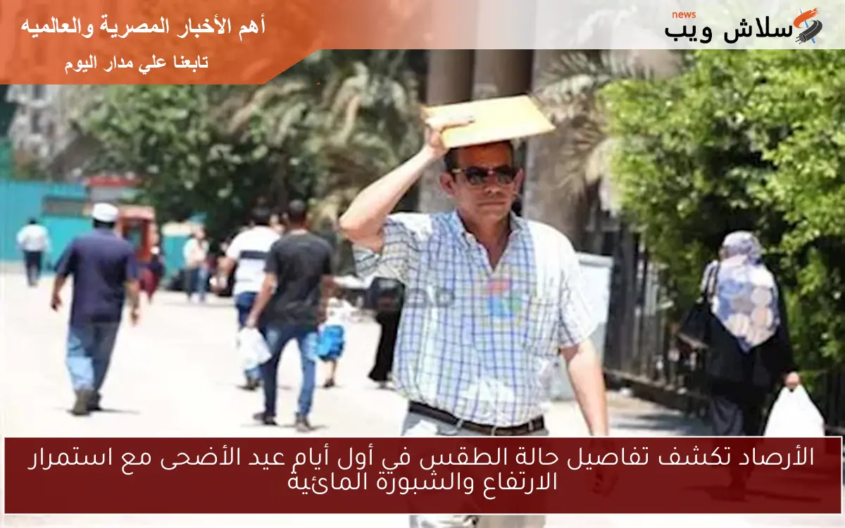 الأرصاد تكشف تفاصيل حالة الطقس في أول أيام عيد الأضحى مع استمرار الارتفاع والشبورة المائية
