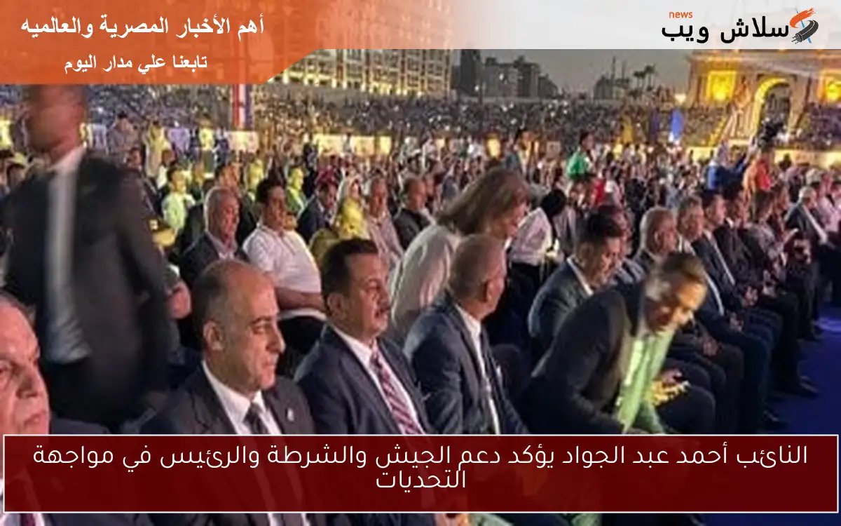النائب أحمد عبد الجواد يؤكد دعم الجيش والشرطة والرئيس في مواجهة التحديات