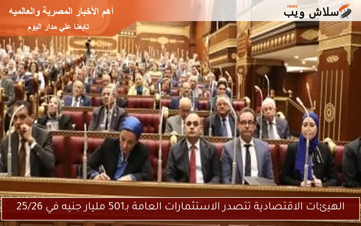 الهيئات الاقتصادية تتصدر الاستثمارات العامة بـ501 مليار جنيه في 25/26