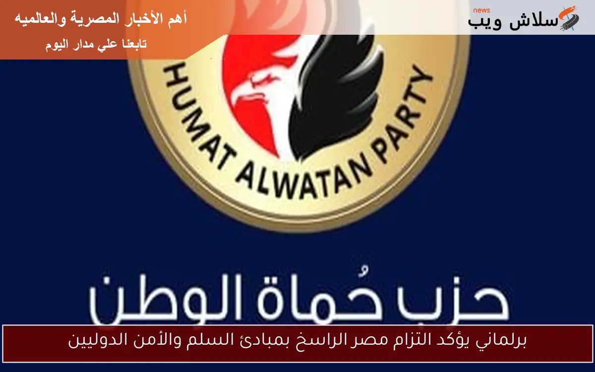 برلماني يؤكد التزام مصر الراسخ بمبادئ السلم والأمن الدوليين
