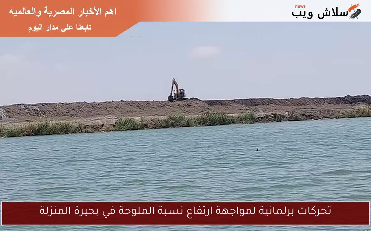 تحركات برلمانية لمواجهة ارتفاع نسبة الملوحة في بحيرة المنزلة