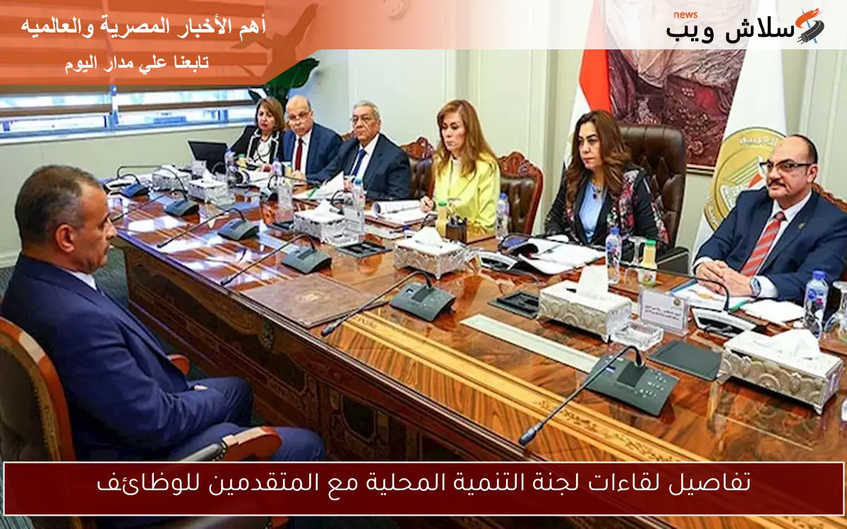 تفاصيل لقاءات لجنة التنمية المحلية مع المتقدمين للوظائف