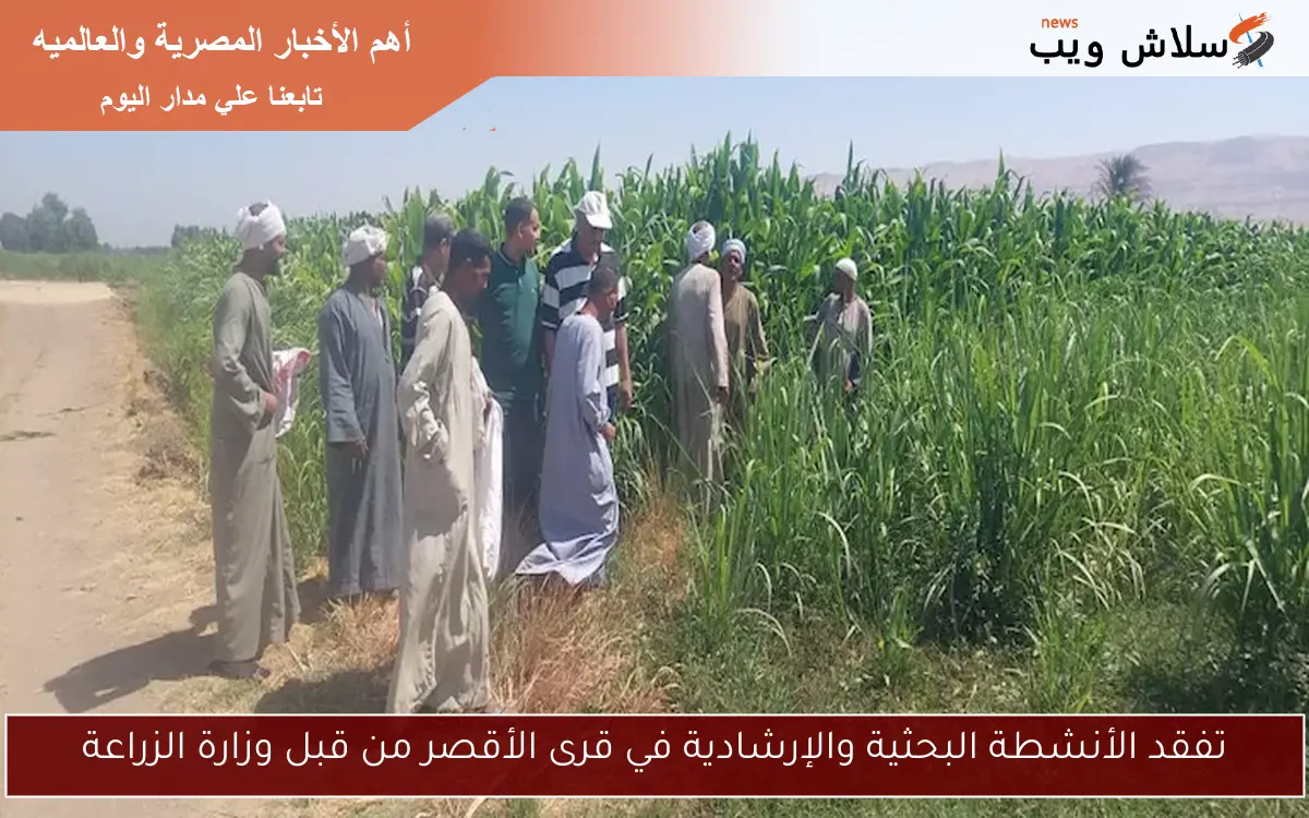 تفقد الأنشطة البحثية والإرشادية في قرى الأقصر من قبل وزارة الزراعة