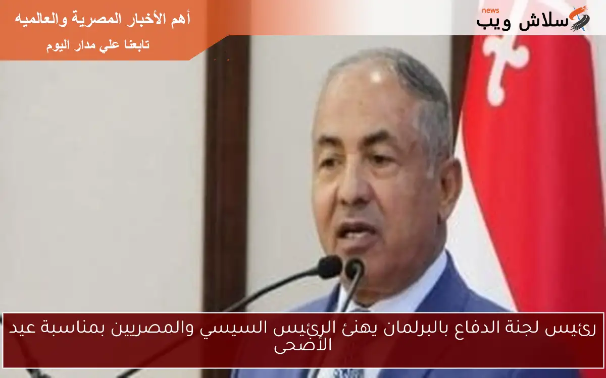 رئيس لجنة الدفاع بالبرلمان يهنئ الرئيس السيسي والمصريين بمناسبة عيد الأضحى
