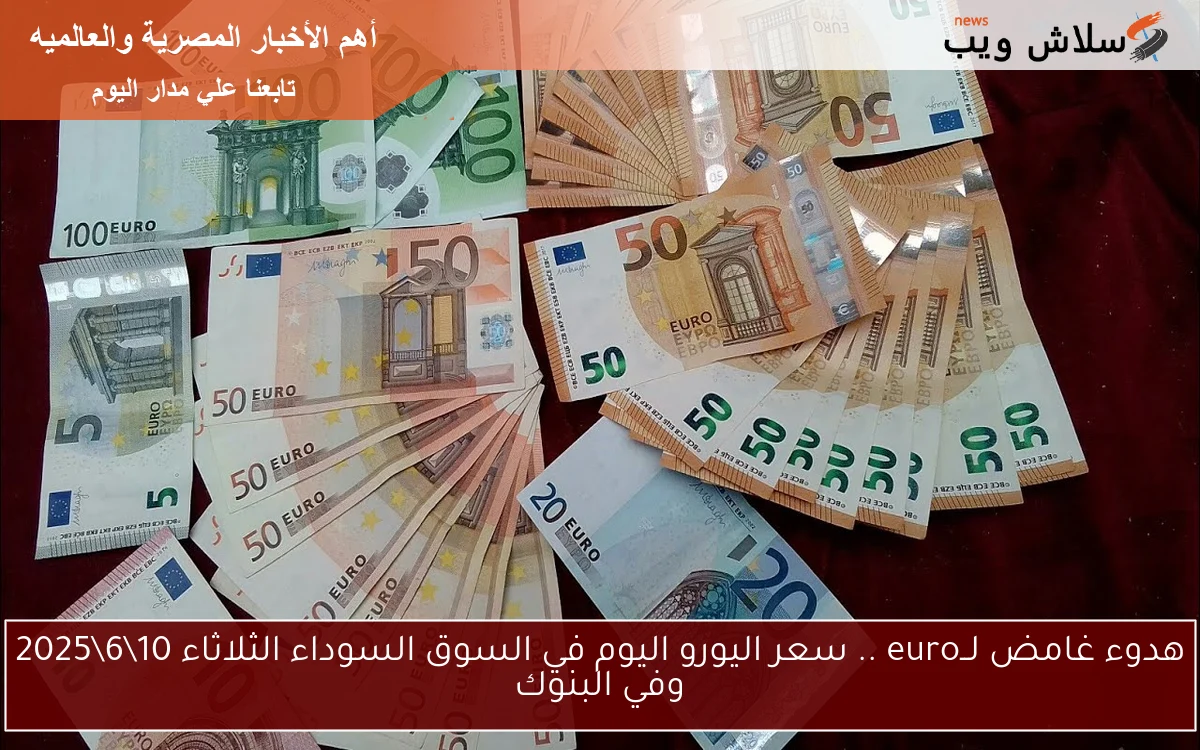 هدوء غامض لــeuro .. سعر اليورو اليوم في السوق السوداء الثلاثاء 10\6\2025 وفي البنوك