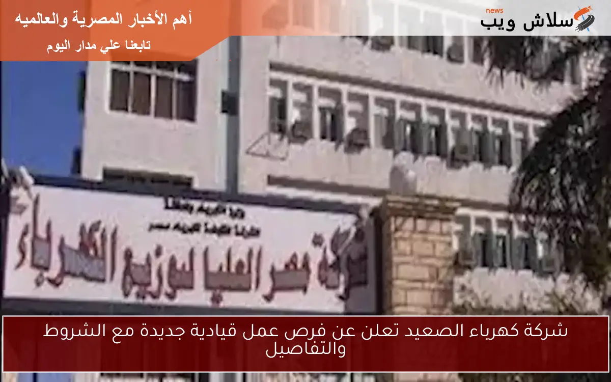 شركة كهرباء الصعيد تعلن عن فرص عمل قيادية جديدة مع الشروط والتفاصيل
