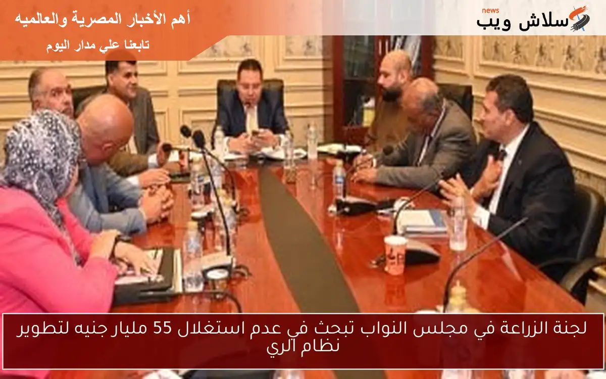 لجنة الزراعة في مجلس النواب تبحث في عدم استغلال 55 مليار جنيه لتطوير نظام الري