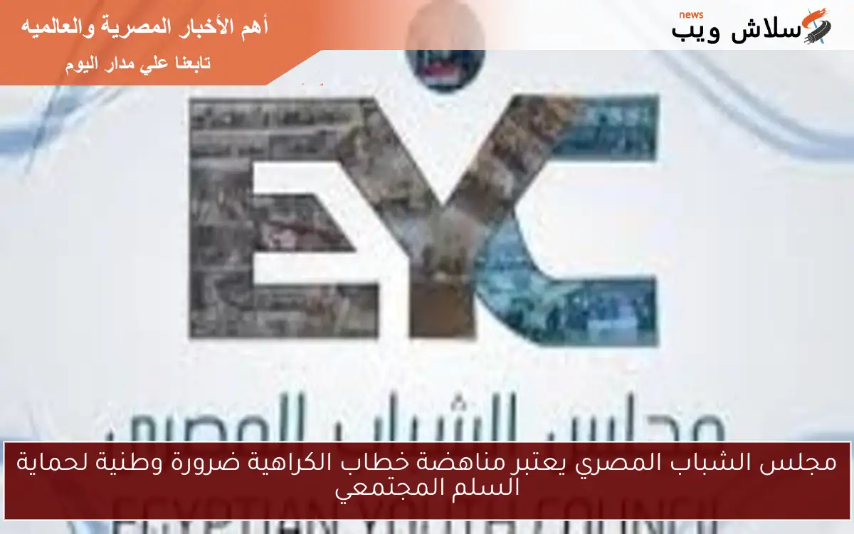 مجلس الشباب المصري يعتبر مناهضة خطاب الكراهية ضرورة وطنية لحماية السلم المجتمعي
