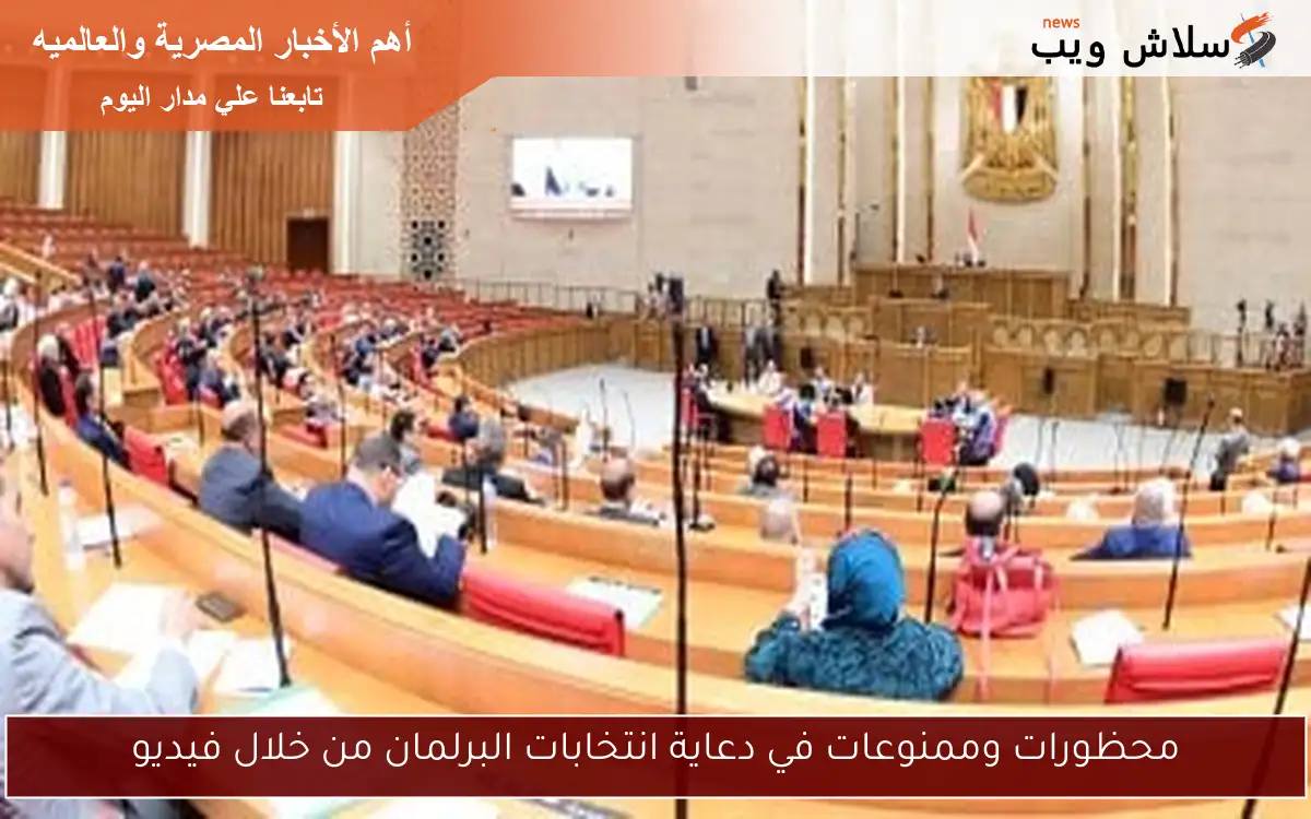 محظورات وممنوعات في دعاية انتخابات البرلمان من خلال فيديو