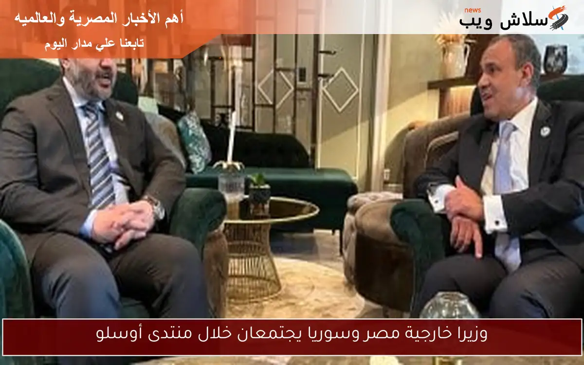 وزيرا خارجية مصر وسوريا يجتمعان خلال منتدى أوسلو